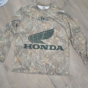 Honda Camouflage Long Sleeve Men's Jersey